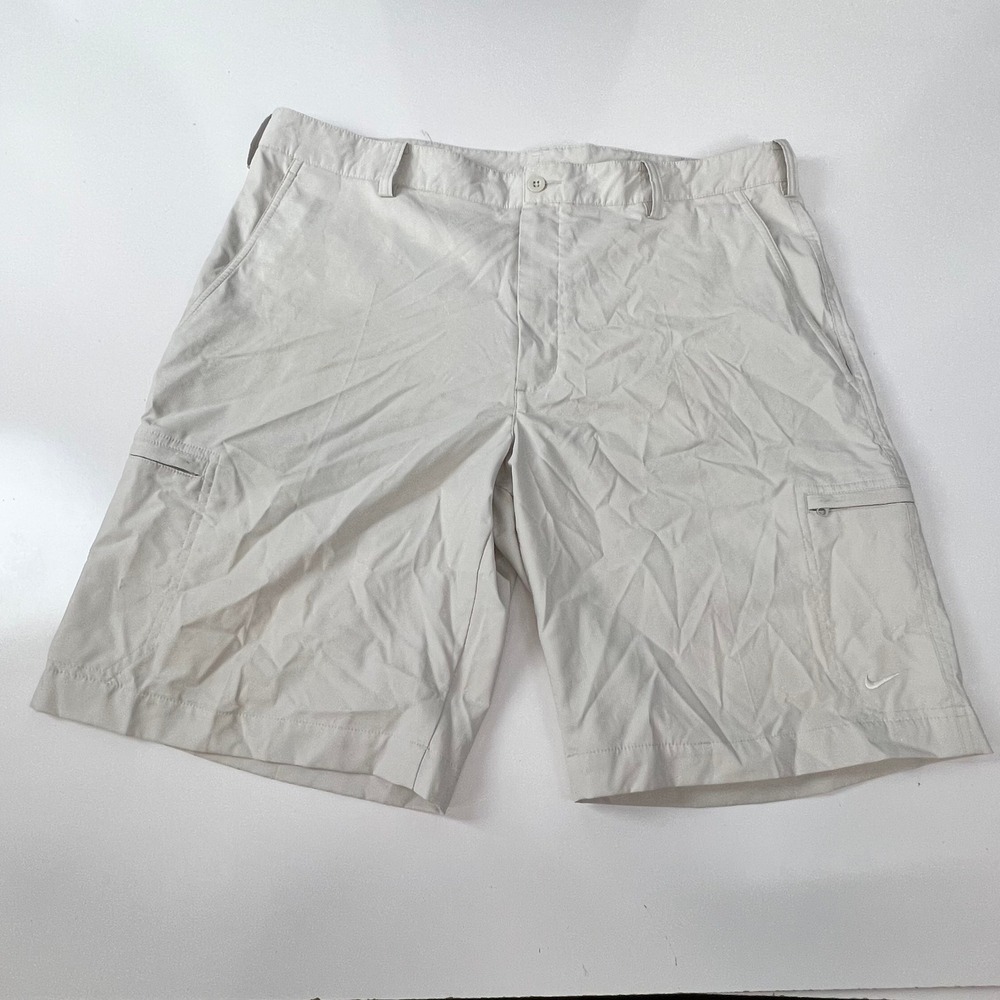 Nike Golf Mens Dri-FIT‎ Cargo Shorts Beige Light Bone 36 401501-072